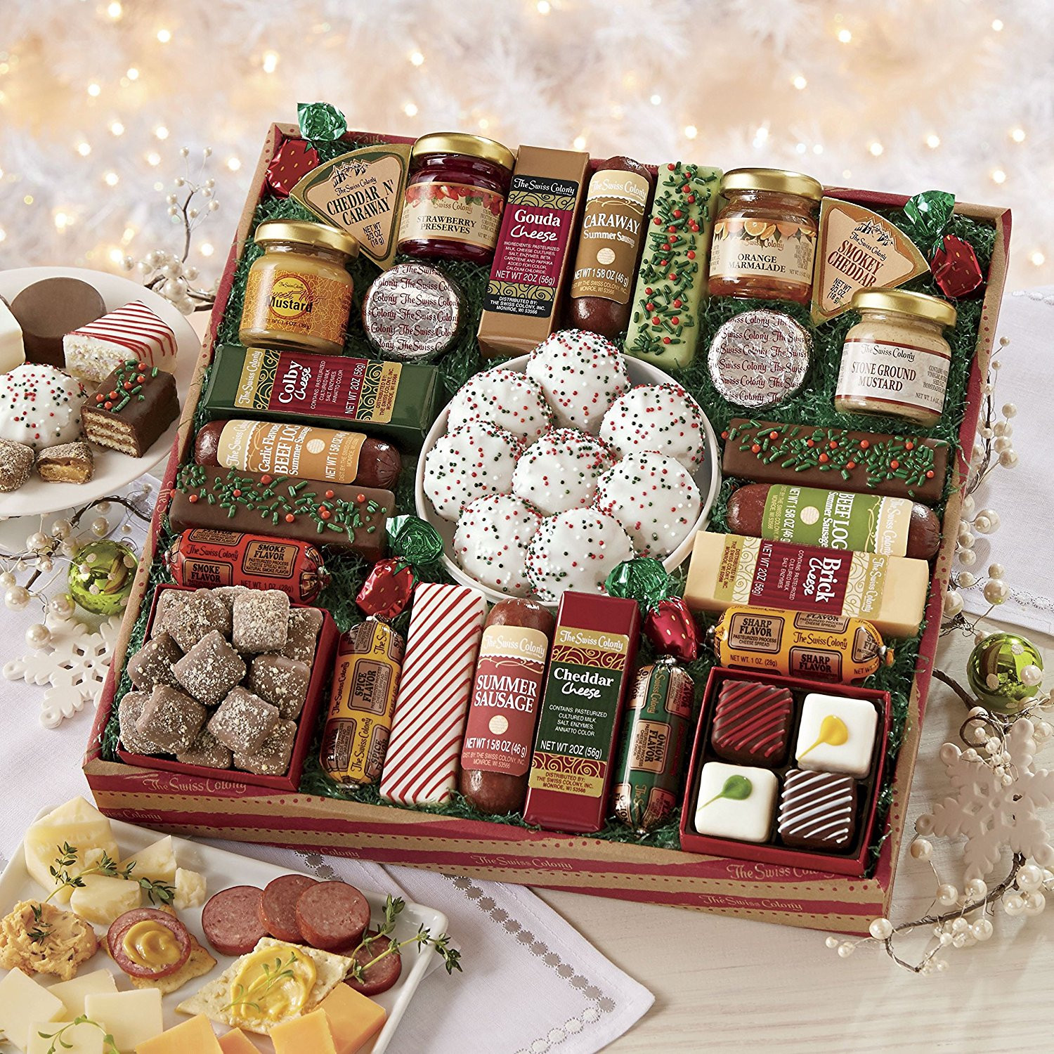 Snack Gift Basket Ideas
 Gourmet Food Gift Baskets Best Cheeses Sausages Meat