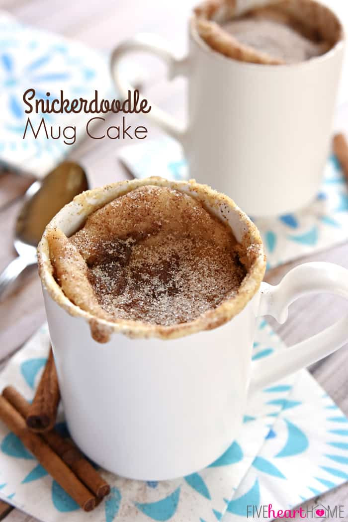 Snickerdoodle Mug Cake
 Snickerdoodle Mug Cake