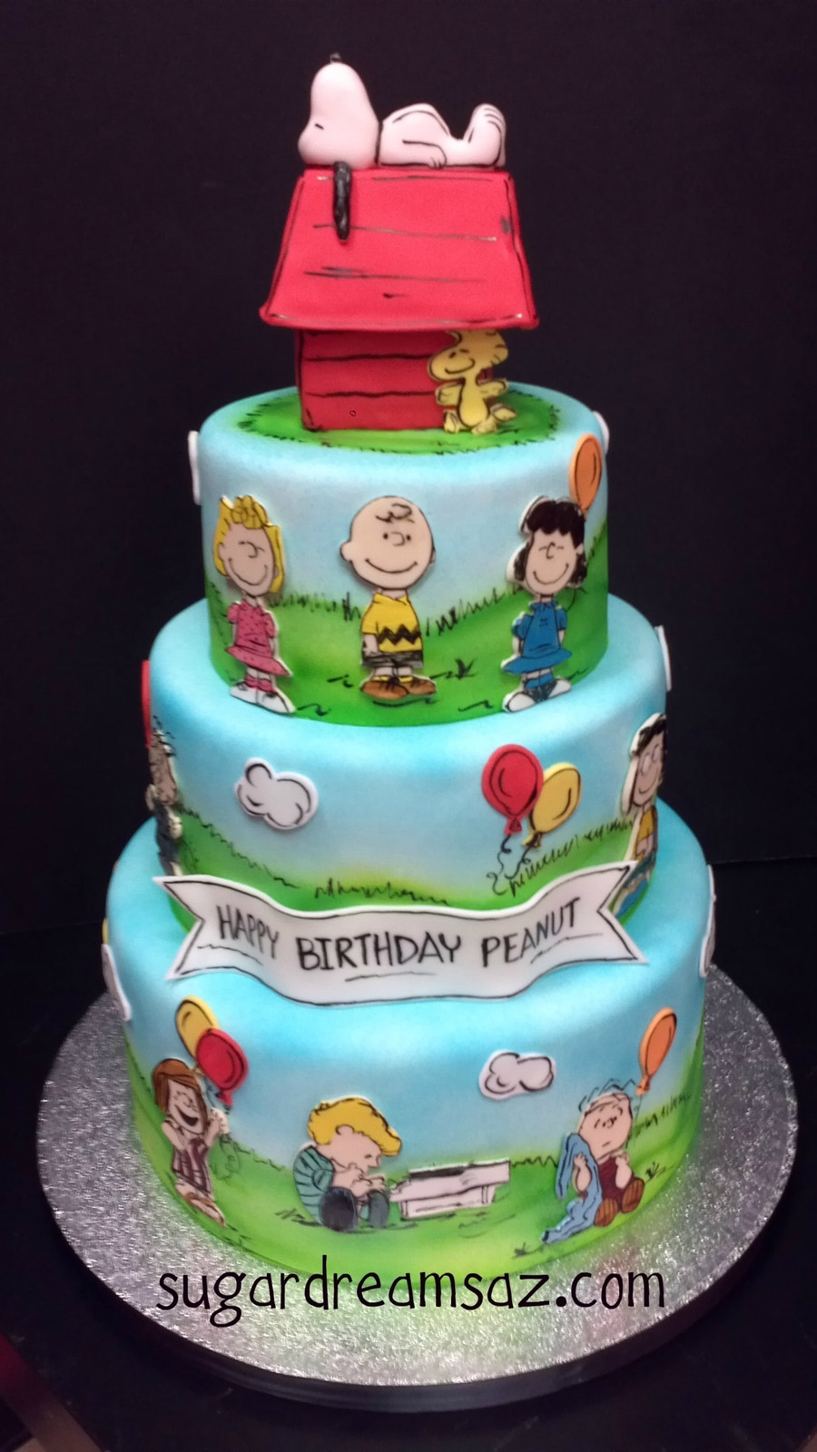 Snoopy Birthday Cake
 Happy Birthday Peanut CakeCentral