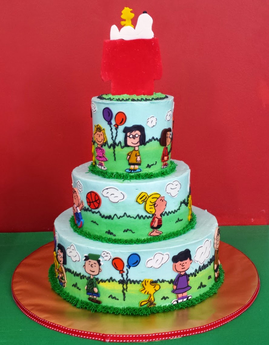 Snoopy Birthday Cake
 Yochana s Cake Delight Snoopy Cake for Simone