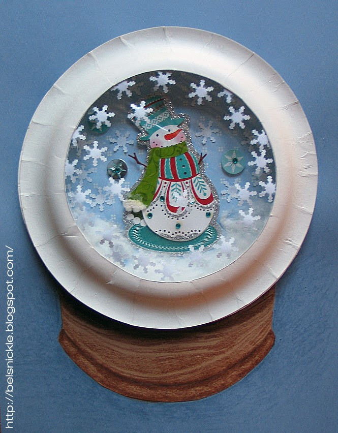 Snow Globes Crafts For Kids
 Craft a Christmas Paper Plate Snow Globe