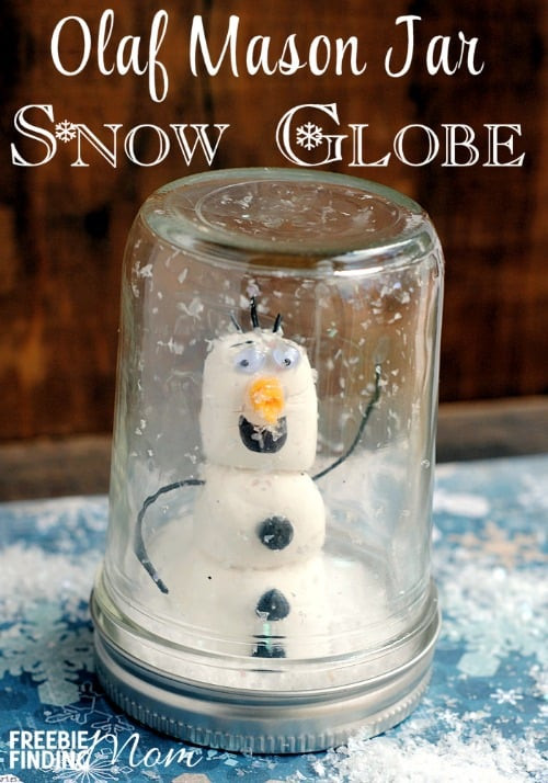 Snow Globes Crafts For Kids
 Crafts for Kids Olaf Mason Jar Snow Globe