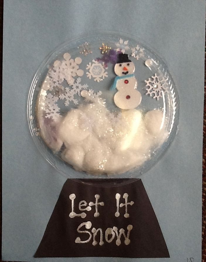 Snow Globes Crafts For Kids
 Snow Globe Craft Project Adventure Learning Center