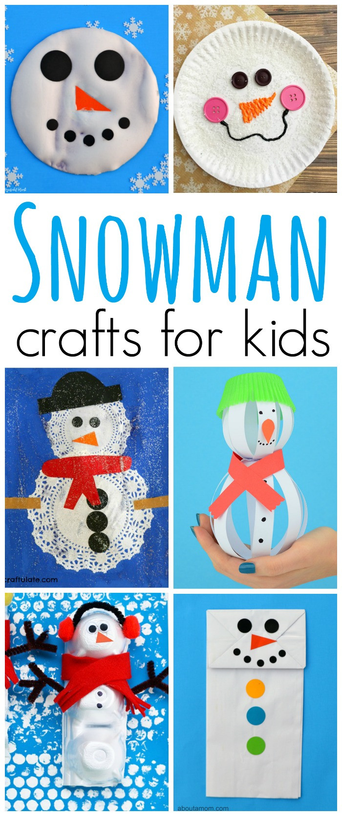 Snowman Kids Crafts
 23 Fun & Cute Snowman Crafts for Kids The Resourceful Mama