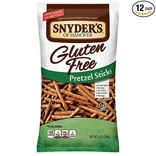 Snyder'S Gluten Free Pretzels
 Snyder s of Hanover Gluten Free Pretzel Sticks