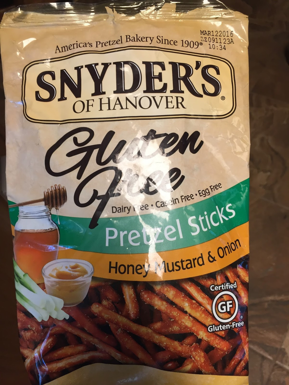 Snyder'S Gluten Free Pretzels
 Gluten Free Casually Pretzel Crusted Chicken