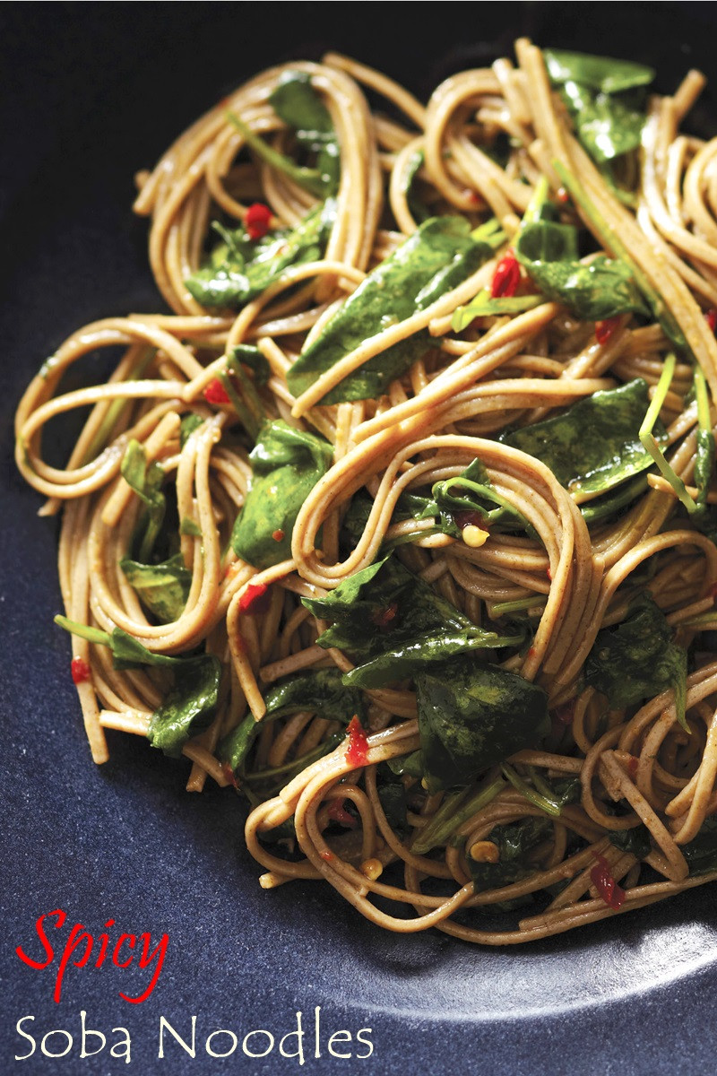 Soba Noodles Gluten Free
 Spicy Soba Noodles with Wilted Watercress Recipe Vegan