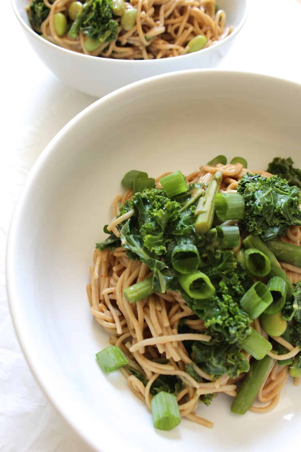 Soba Noodles Gluten Free
 Peanut Kale Soba Noodles pumpkinandpeanutbutter