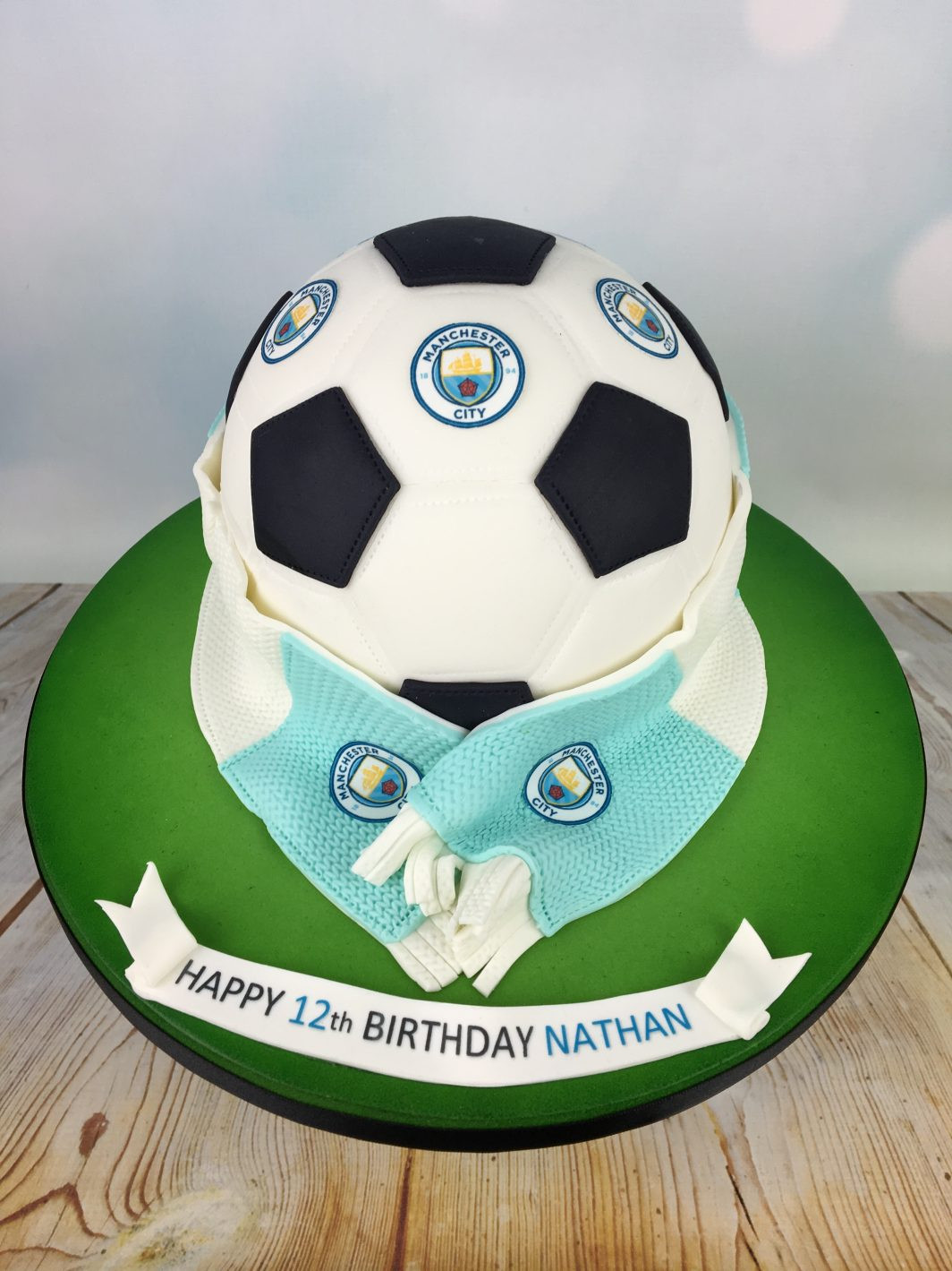 Soccer Birthday Cakes
 Manchester city football birthday cake Mel s Amazing Cakes