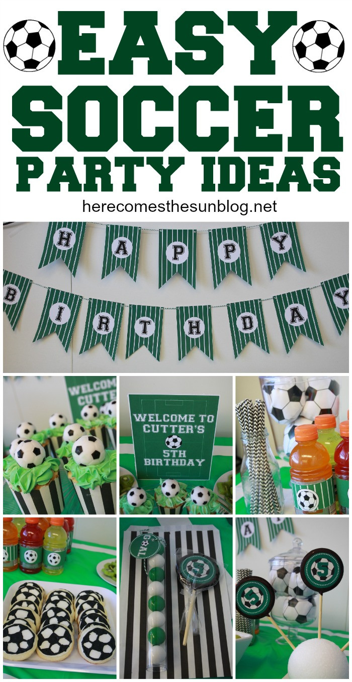 Soccer Birthday Party Ideas
 Soccer Birthday Party Ideas