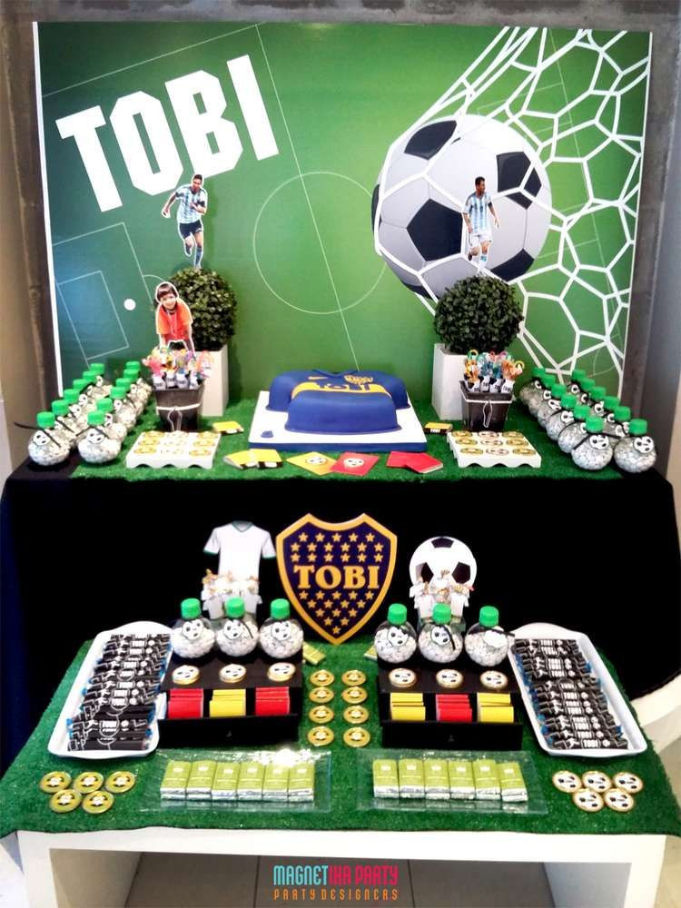 Soccer Birthday Party Ideas
 Awesome soccer birthday party See more party ideas at