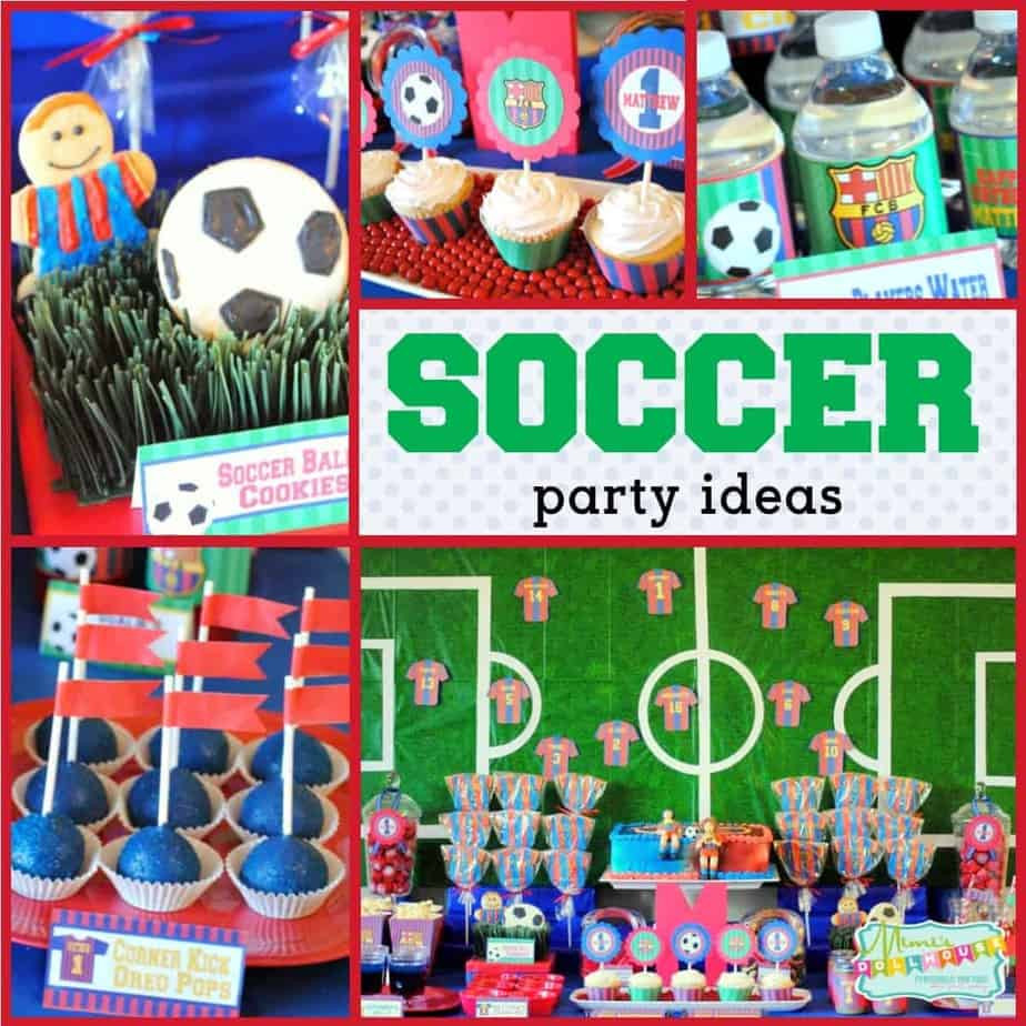 Soccer Birthday Party Ideas
 Soccer Party Matthew s Team Barcelona Birthday Mimi s