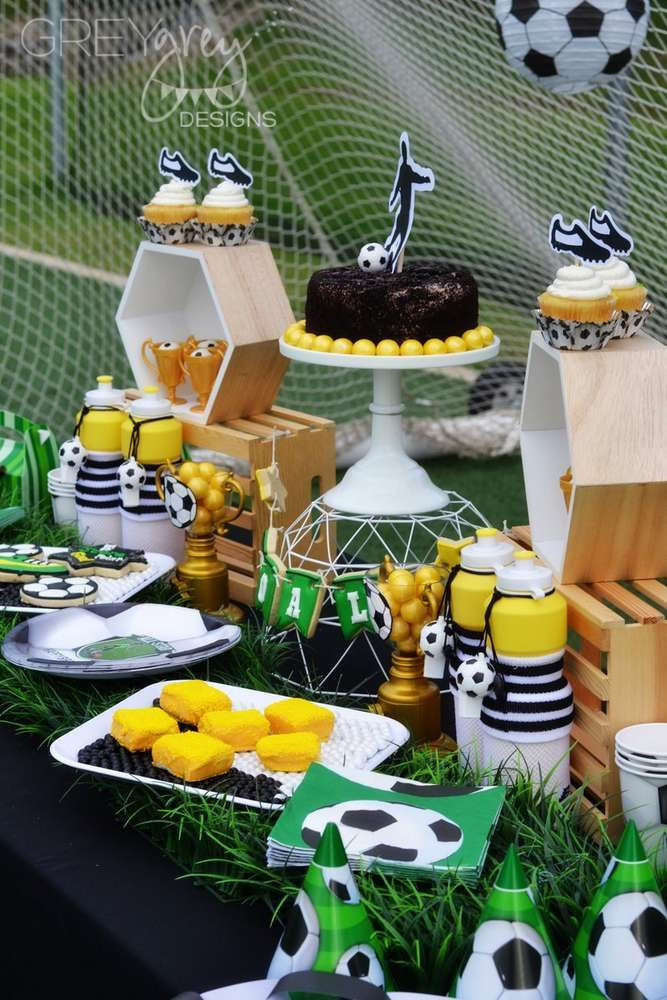 Soccer Birthday Party Ideas
 95 best images about Soccer Party Ideas on Pinterest