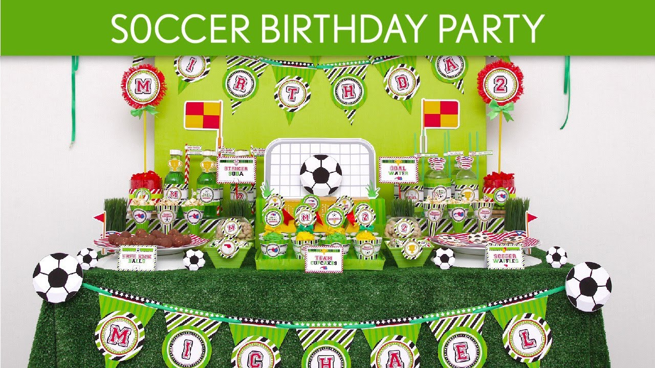 Soccer Birthday Party Ideas
 Soccer Birthday Party Ideas Soccer B61