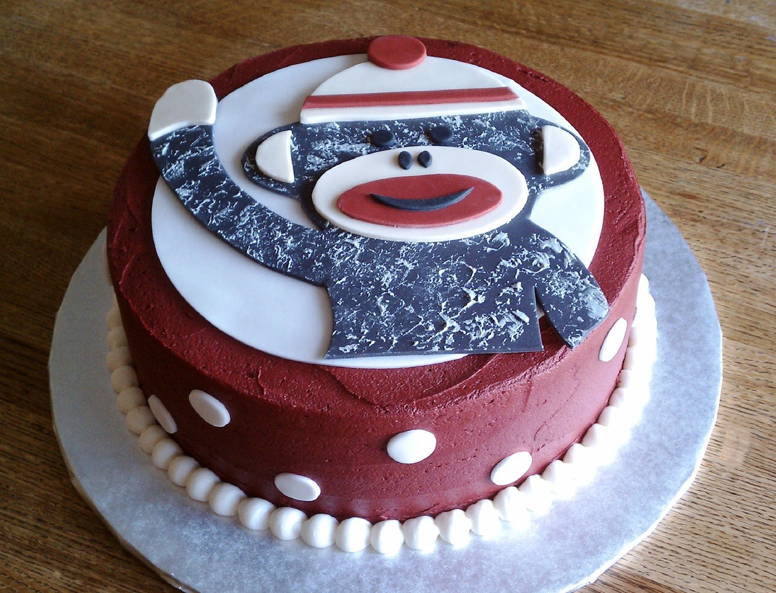 Sock Monkey Birthday Cake
 Monkey Cakes – Decoration Ideas