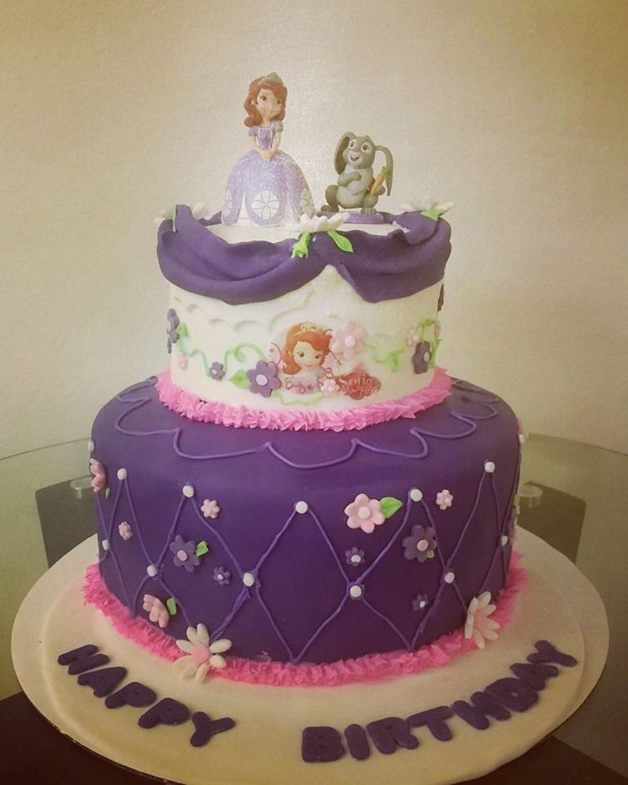 Sofia Birthday Cakes
 Sofia The First Birthday Cake CakeCentral