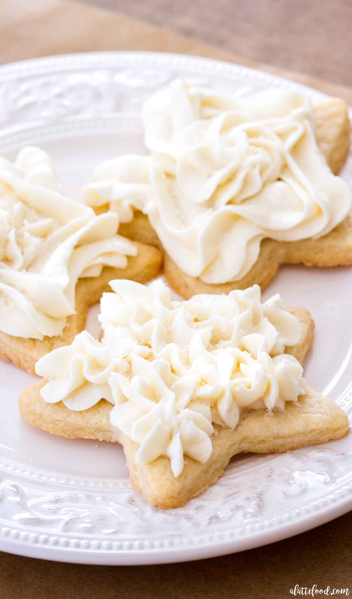 Soft Sugar Cookies With Frosting
 Easy Sugar Cookie Frosting Vanilla Buttercream A Latte