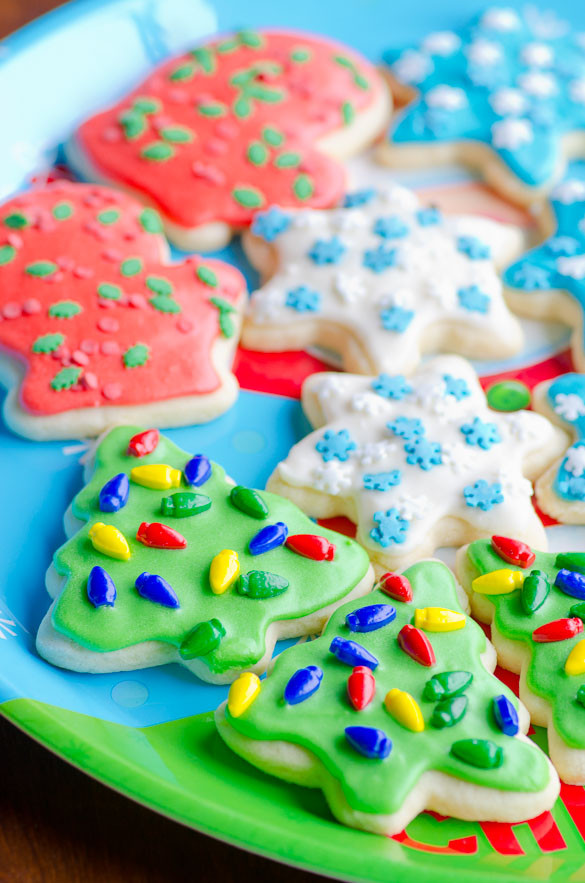 Soft Sugar Cookies With Frosting
 Soft Christmas Cut Out Sugar Cookies with Easy Icing