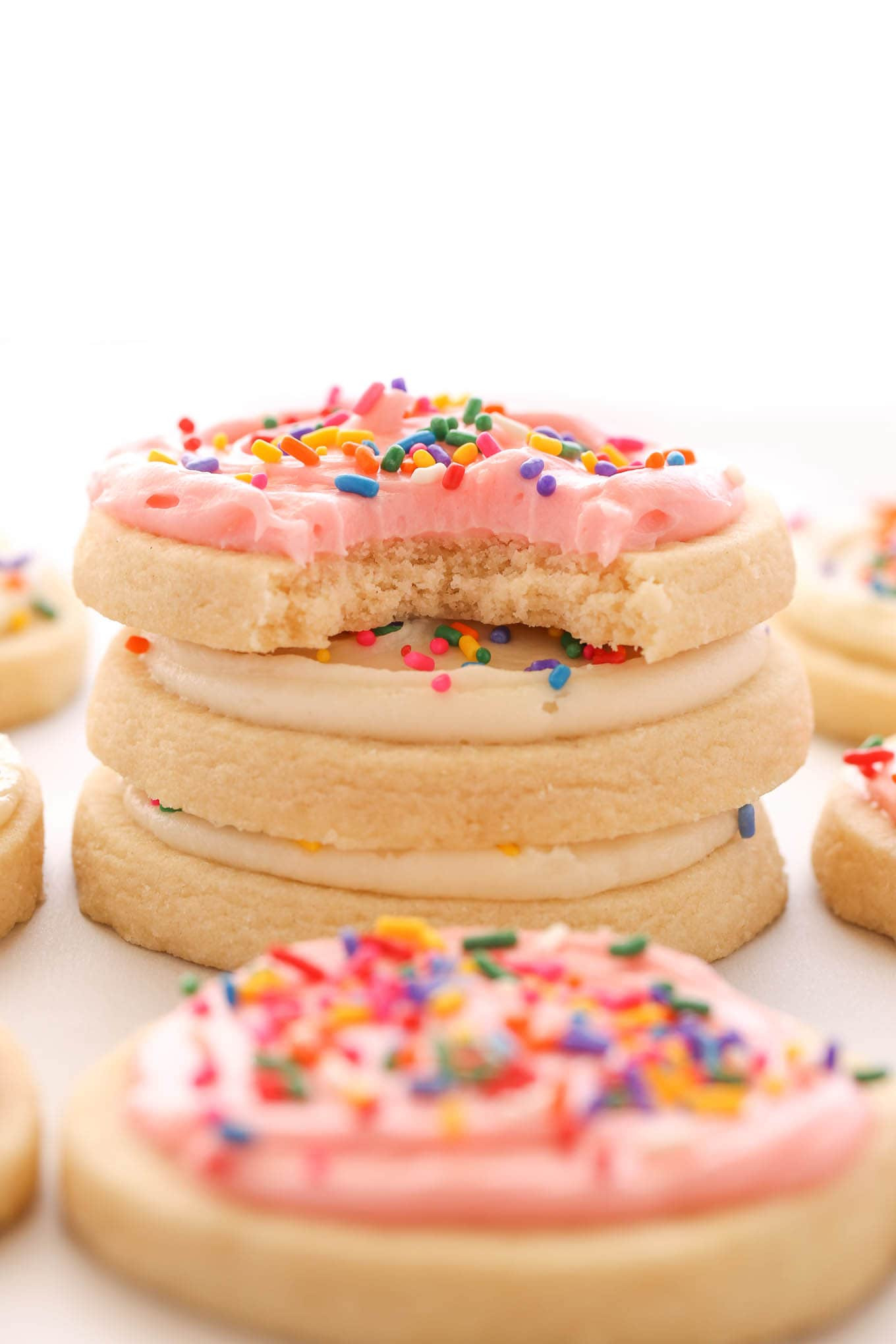 Soft Sugar Cookies With Frosting
 Soft Cut Out Sugar Cookies with Cream Cheese Frosting