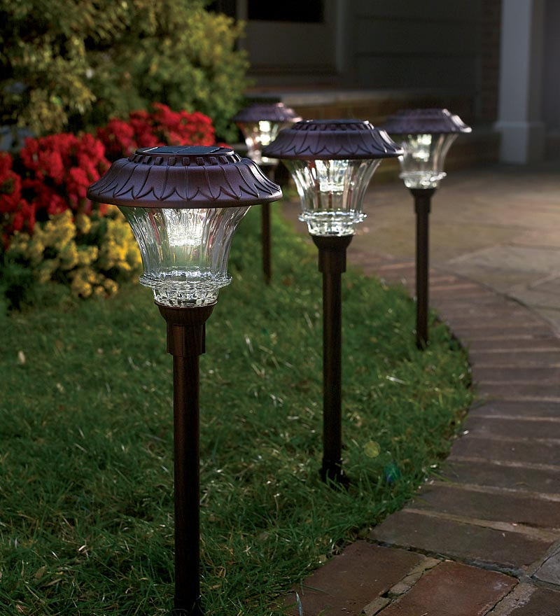 Solar Landscape Lights
 Plow & Hearth Solar Path Lights Review & $50 Gift Card