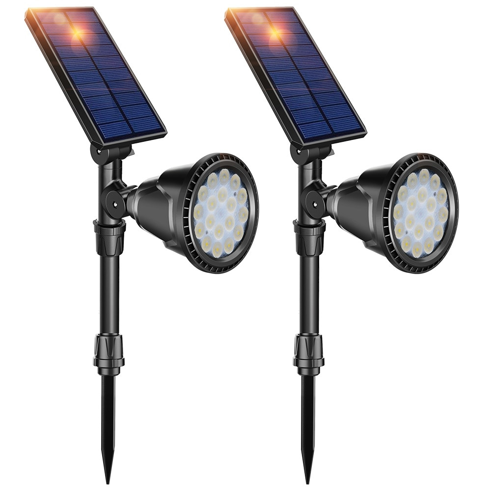 Solar Landscape Spotlights
 [DBF]1 2Pack LED Solar Landscape Lights Super Bright 18