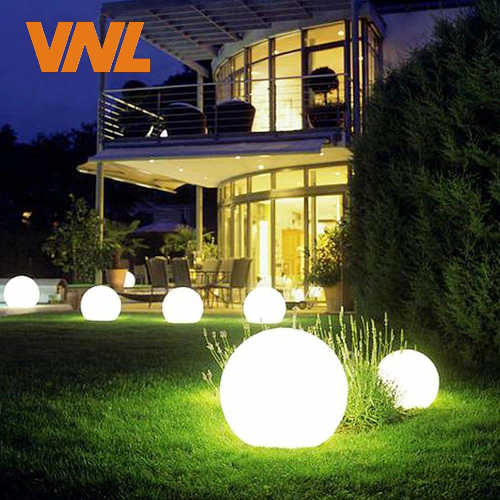 Solar Powered Landscape Lights
 VNL IP65 LED Solar Garden Ball Light Solar Powered Lawn