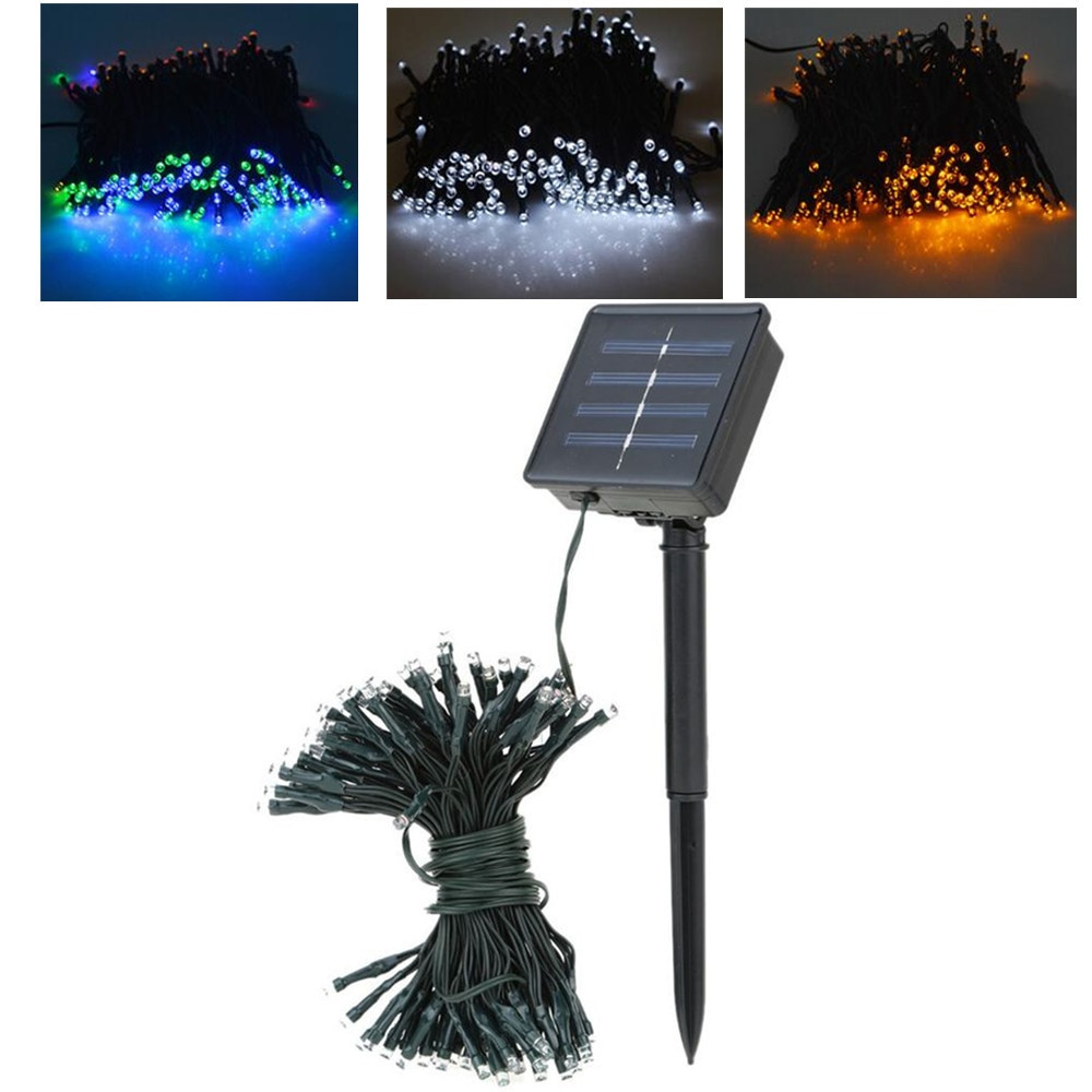 Solar Powered Landscape Lights
 Solar Lights Outdoor Solar Powered 12M Light 100 LED