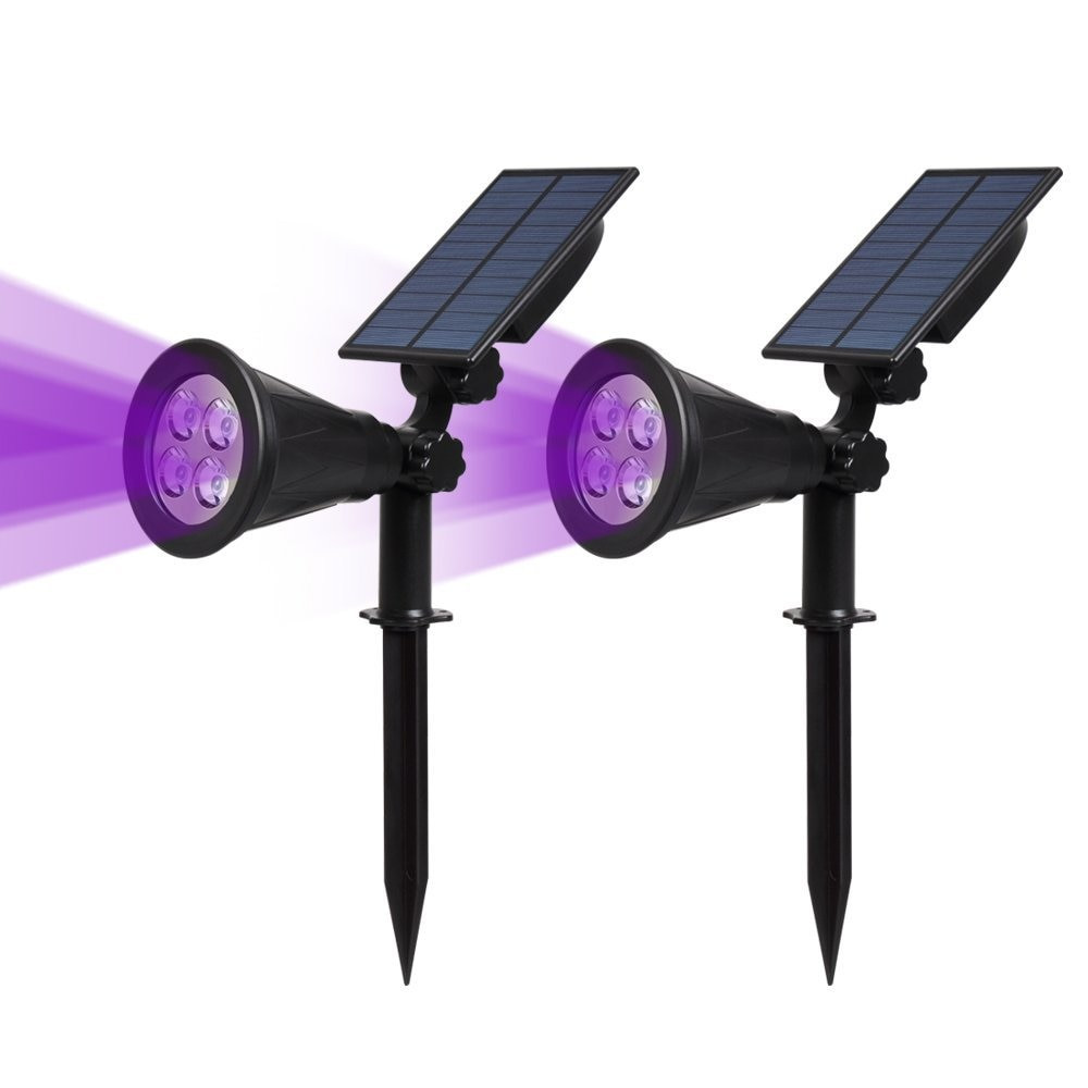 Solar Powered Landscape Lights
 T SUNRISE 2 PACK Solar Spotlight LED Solar Powered