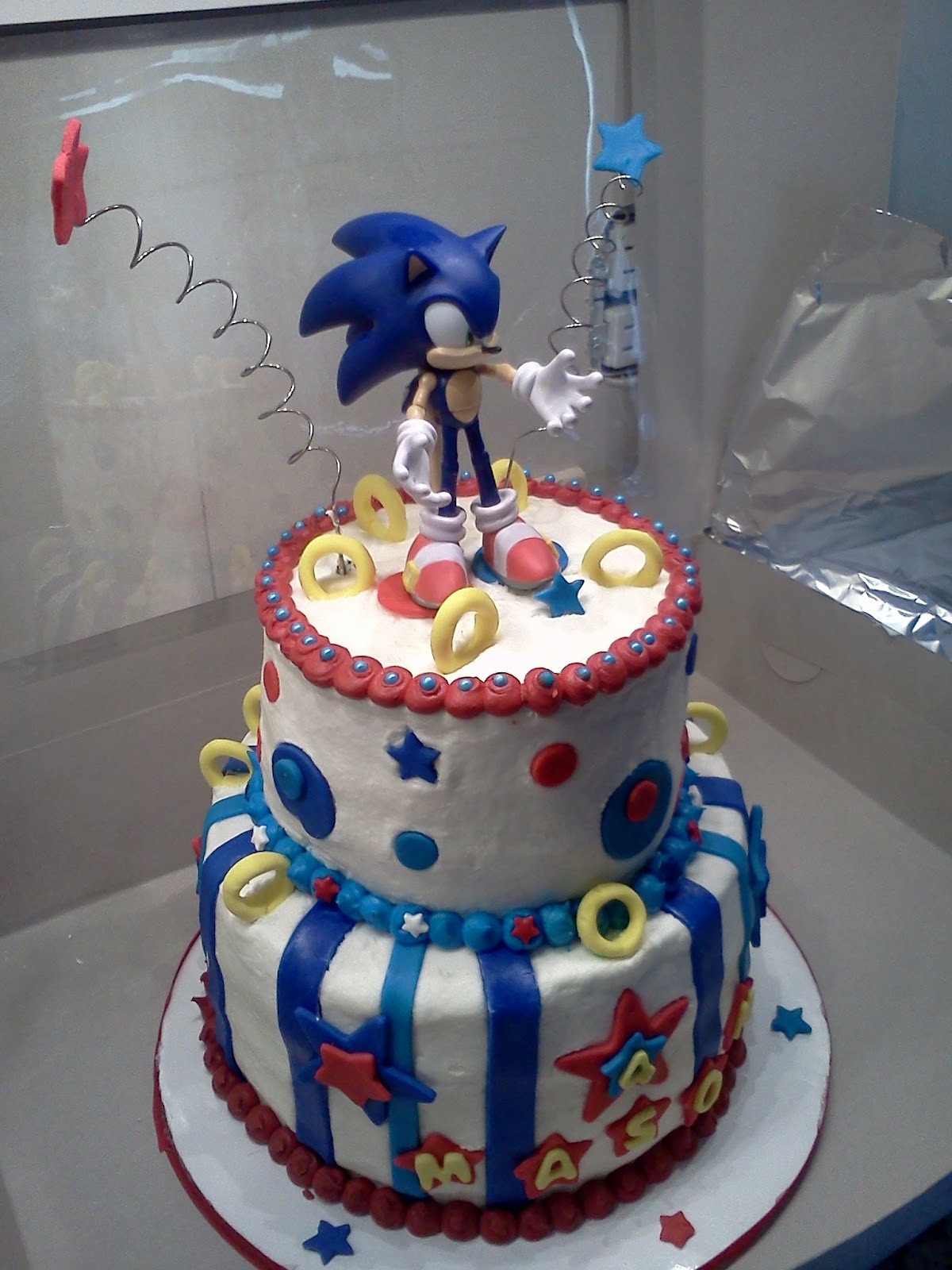 Sonic The Hedgehog Birthday Cake
 Sweet Treats by Angie Sonic the Hedgehog Cake