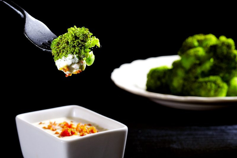 Sous Vide Broccoli
 Sous Vide Broccoli with Bacon and Blue Cheese Mornay
