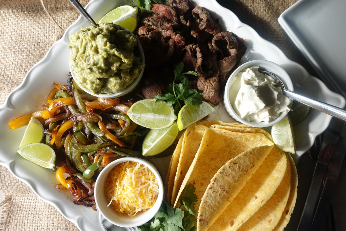 Sous Vide Flank Steak Fajitas
 Triple Pepper Fajitas with Basic Sous Vide Flank Steak