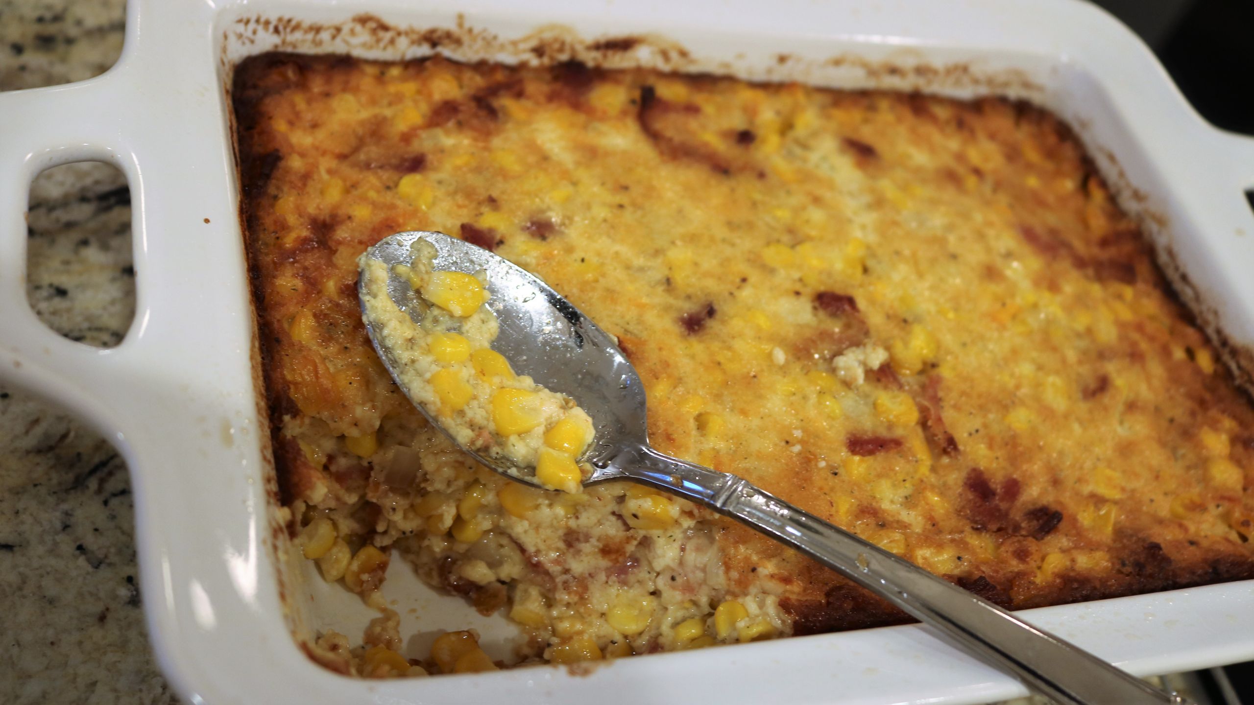 Southern Corn Pudding
 Southern Corn Pudding –