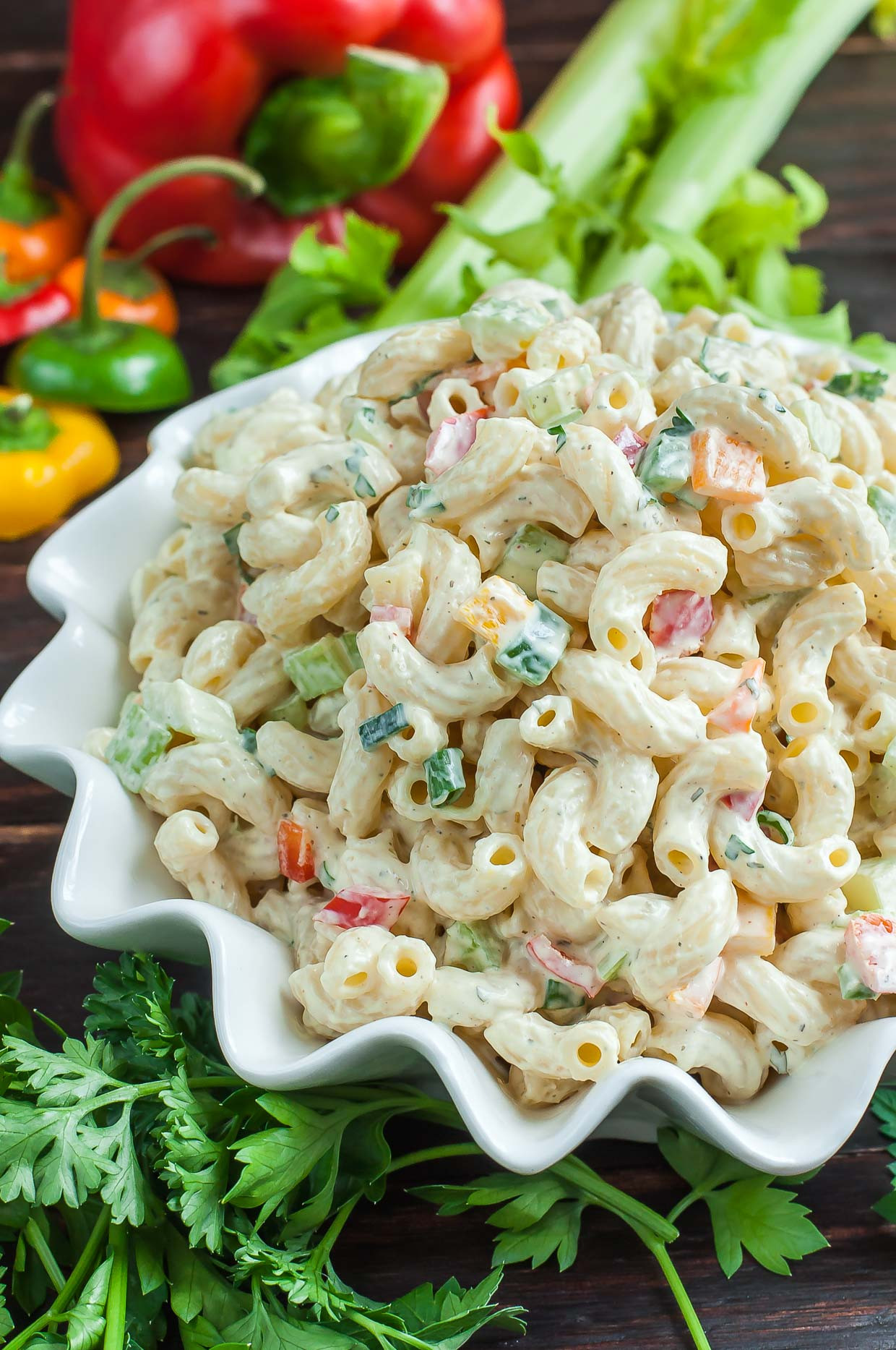 Southern Style Macaroni Salad
 Homestyle Macaroni Salad