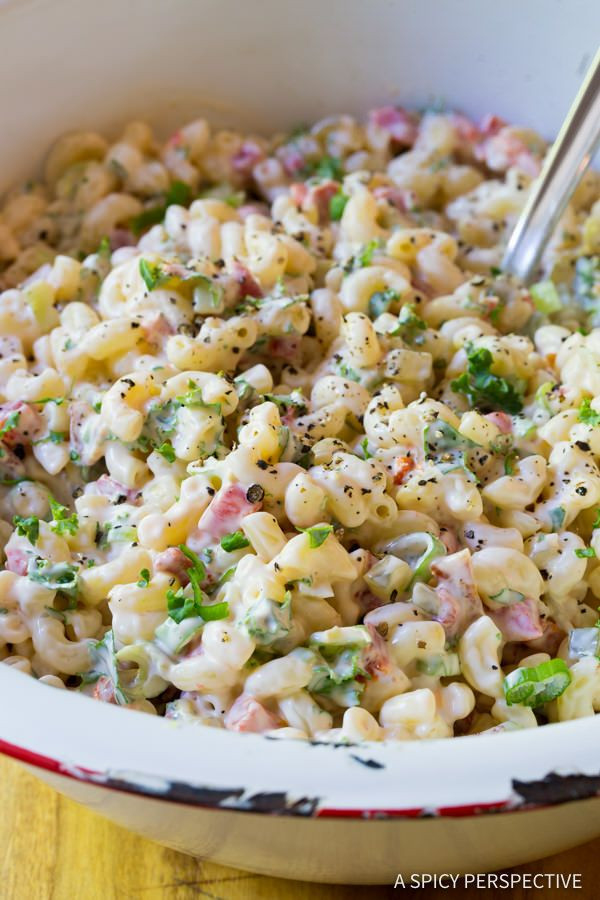 Southern Style Macaroni Salad
 southern style macaroni salad