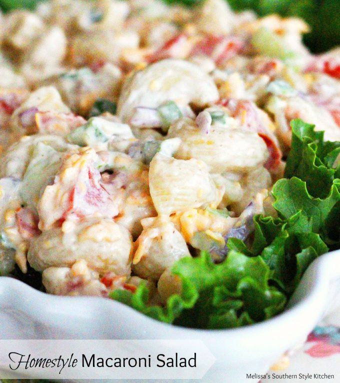 Southern Style Macaroni Salad
 southern style macaroni salad