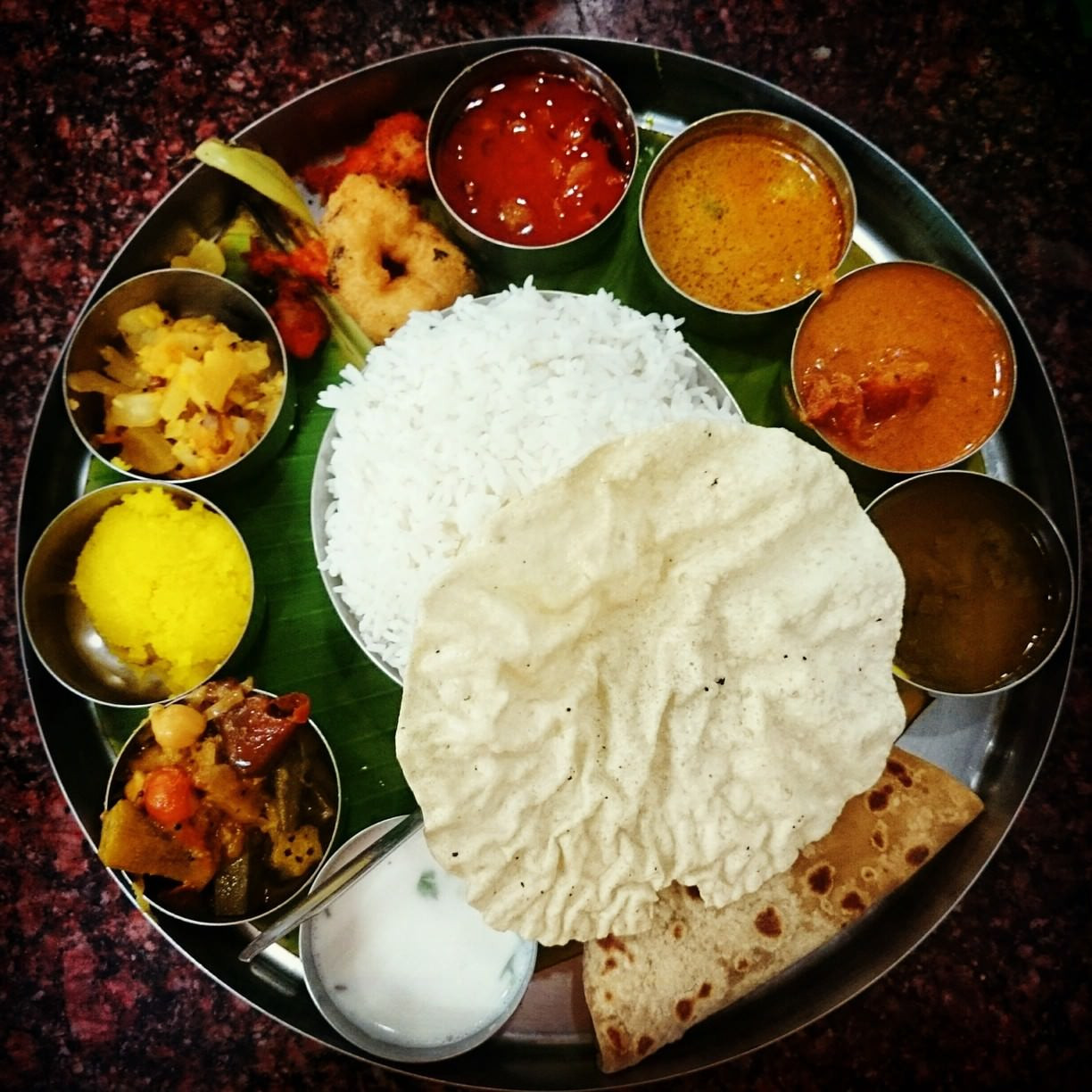 Southindian Vegetarian Recipes
 Hotel Grand Kelambakkam India "Non Veg Meals"