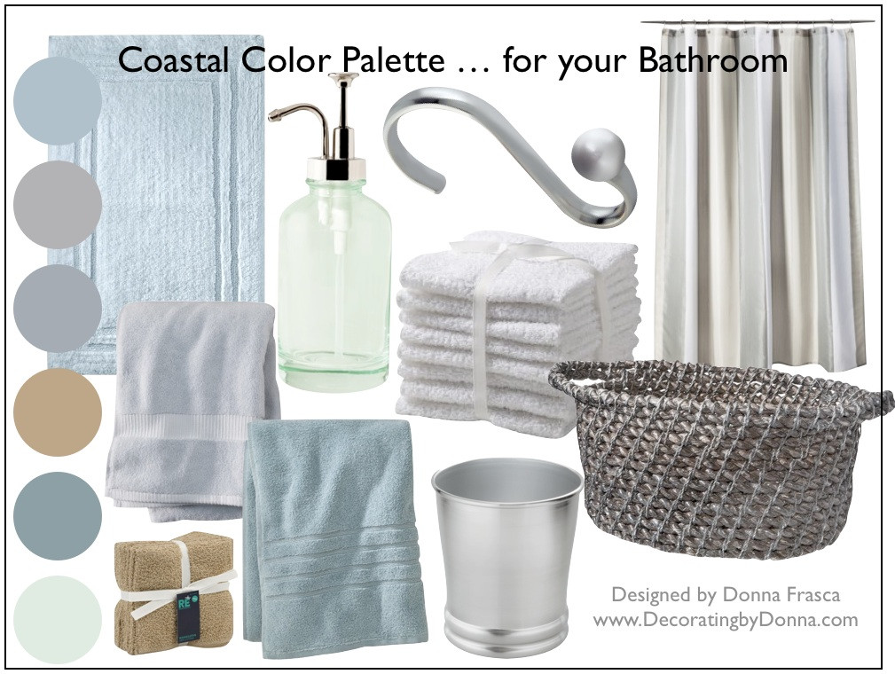 Spa Bathroom Colors
 A Coastal Color Palette for your Bathroom