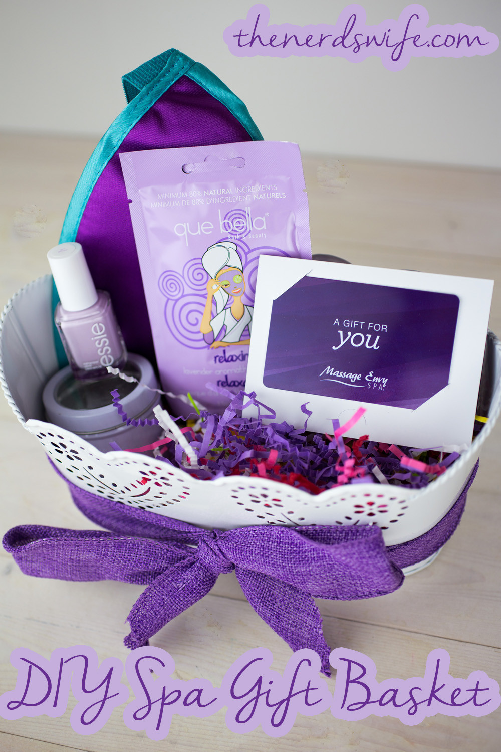 Spa Gift Basket Ideas Diy
 DIY Spa Gift Basket The Nerd s Wife