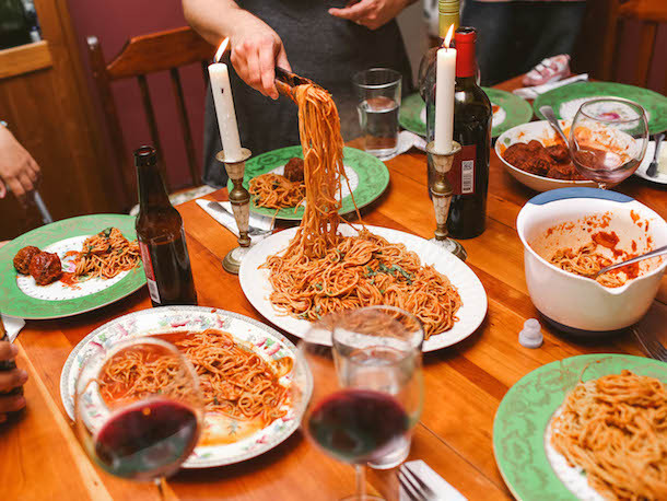 Spaghetti Dinner Party Ideas
 Friday Night Meatballs How to Change Your Life With Pasta