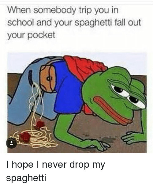 Spaghetti Falling Out Of Pocket
 The Best Ideas for Spaghetti Falling Out Pocket Best