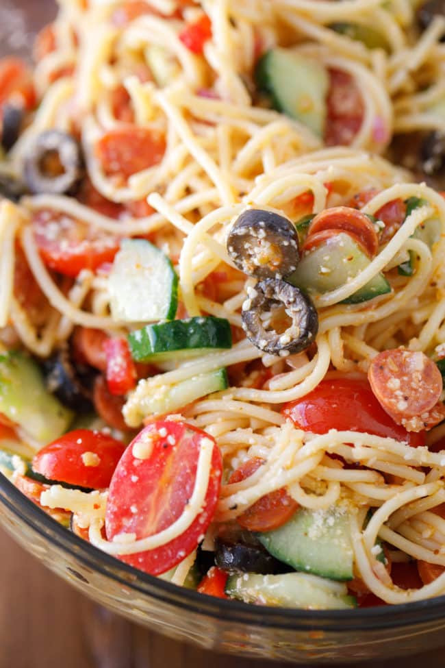 Spaghetti Salad With Salad Supreme
 mccormick salad supreme spaghetti salad