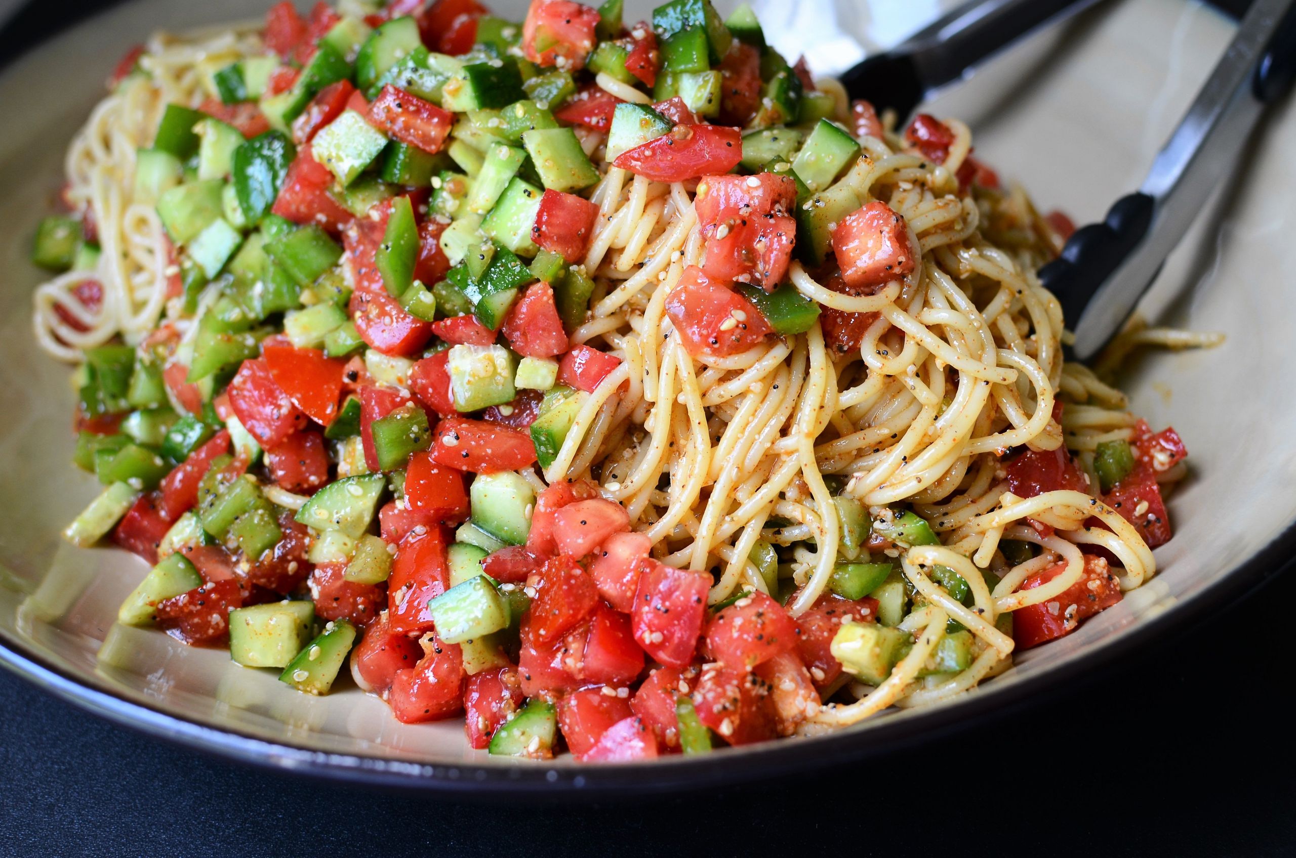 Spaghetti Salad With Salad Supreme
 Copycat Supreme Pasta Salad Recipe