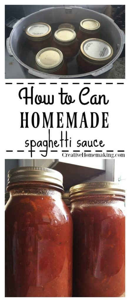 Spaghetti Sauce Recipe For Canning
 Canning Spaghetti Sauce Creative Homemaking