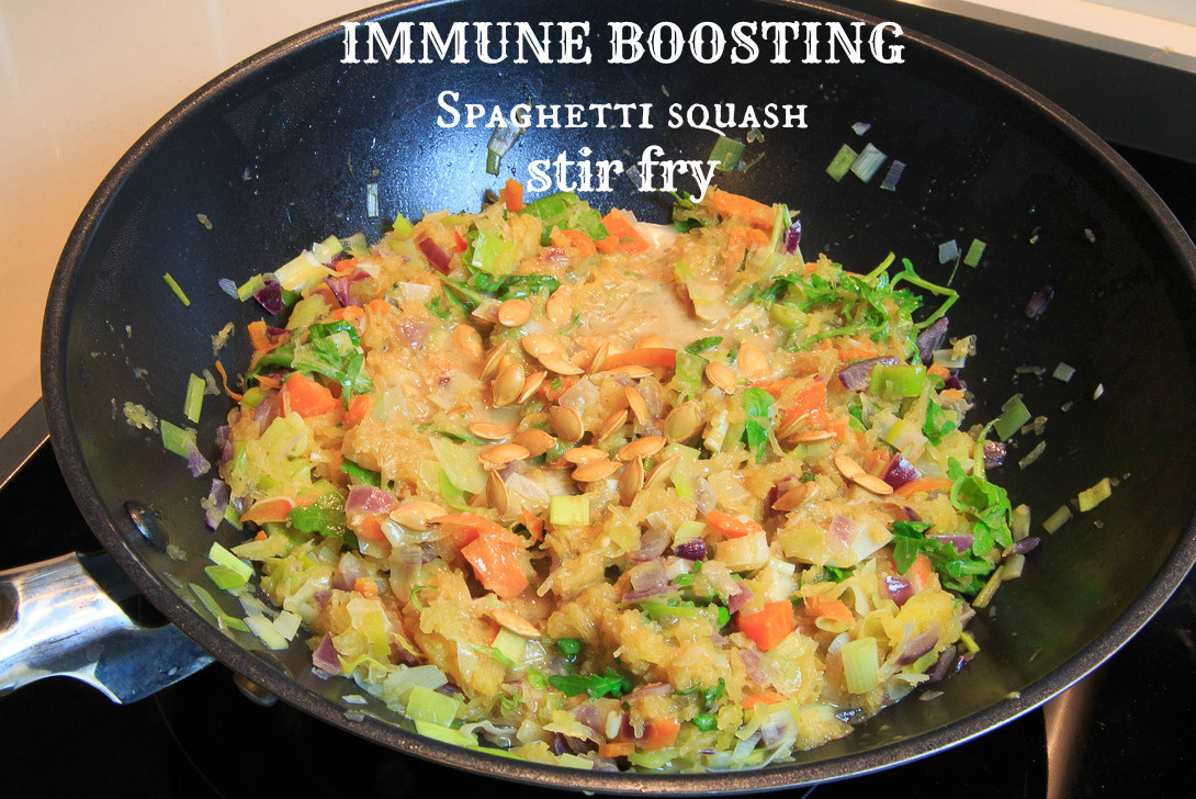 Spaghetti Squash Stir Fry
 Immune Boosting Spaghetti Squash Stir Fry