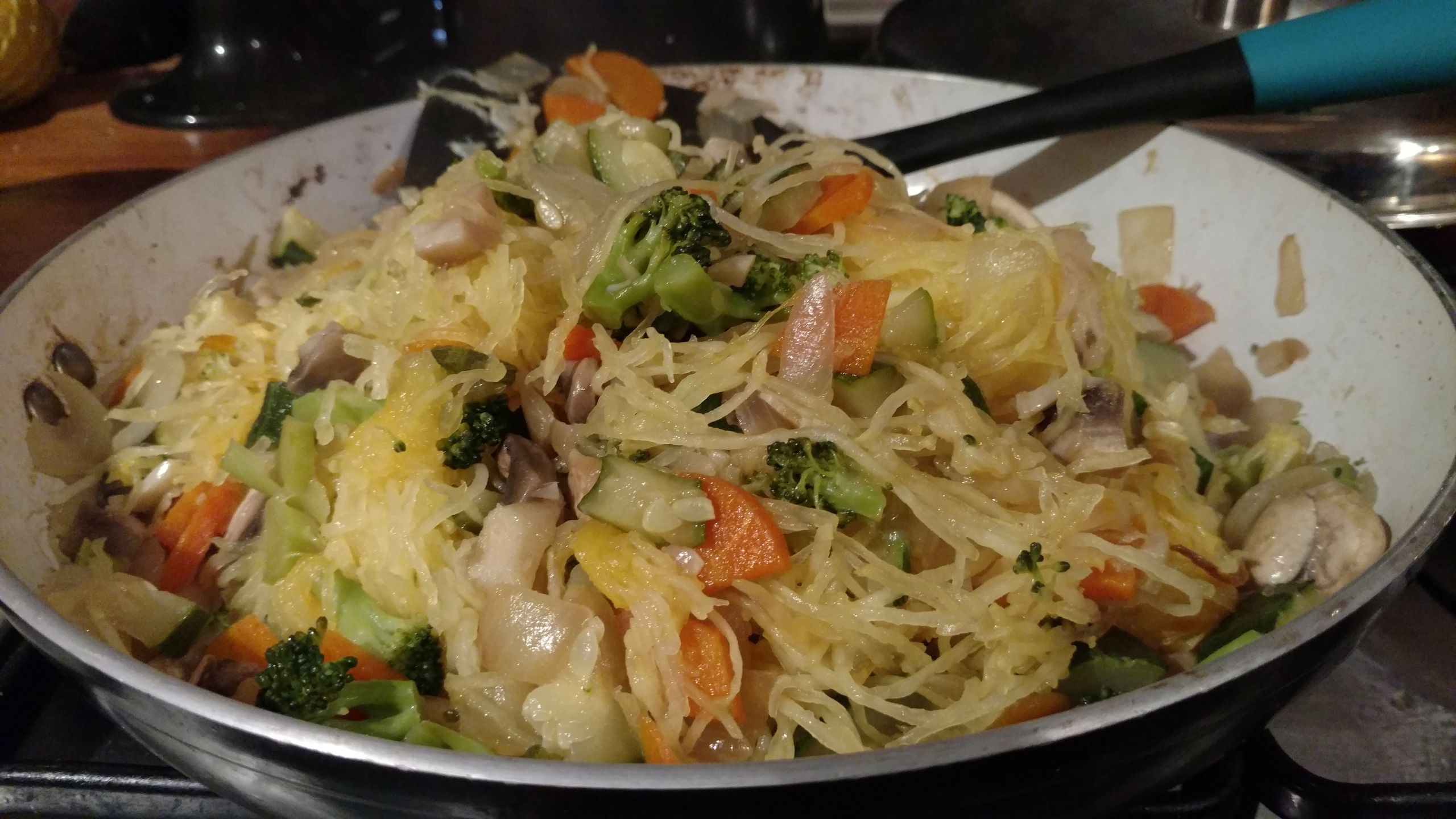 Spaghetti Squash Stir Fry
 Chinese Spaghetti Squash Stir Fry Paleo Vegan & Soy free