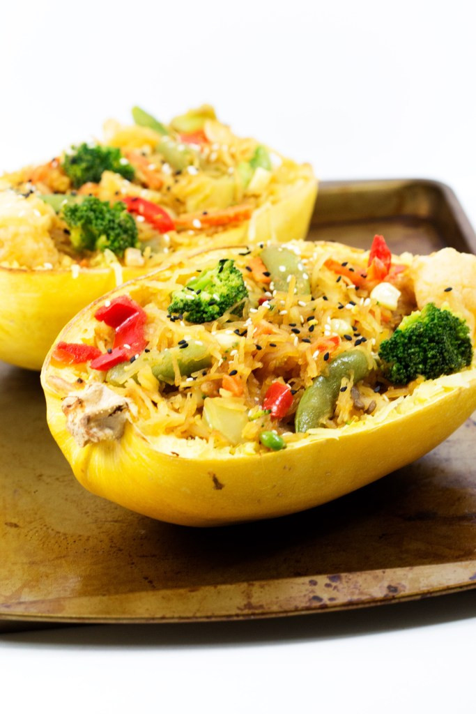 Spaghetti Squash Stir Fry
 Spaghetti Squash Stir Fry Glitter and Graze