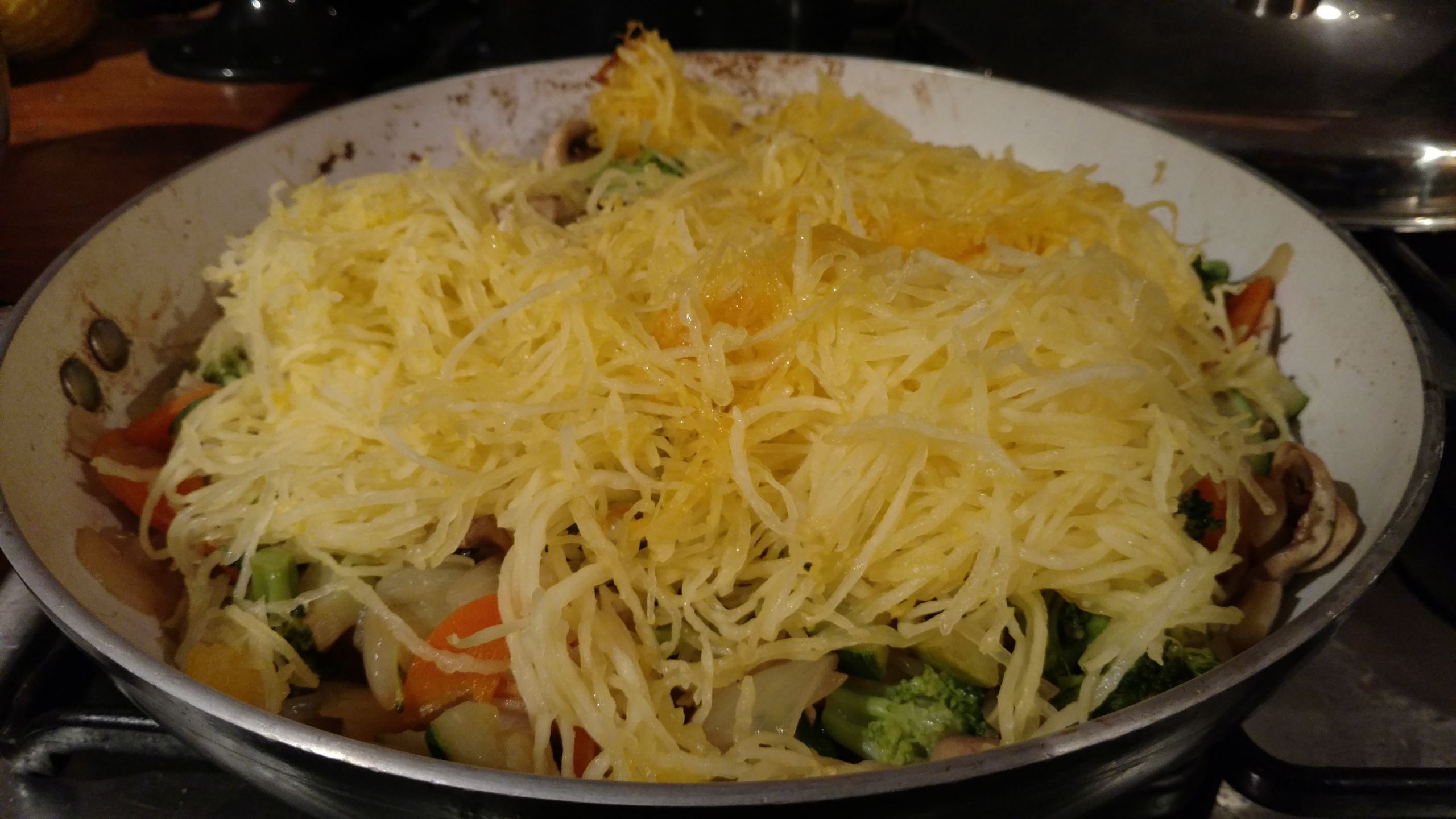 Spaghetti Squash Stir Fry
 Chinese Spaghetti Squash Stir Fry Paleo Vegan & Soy free