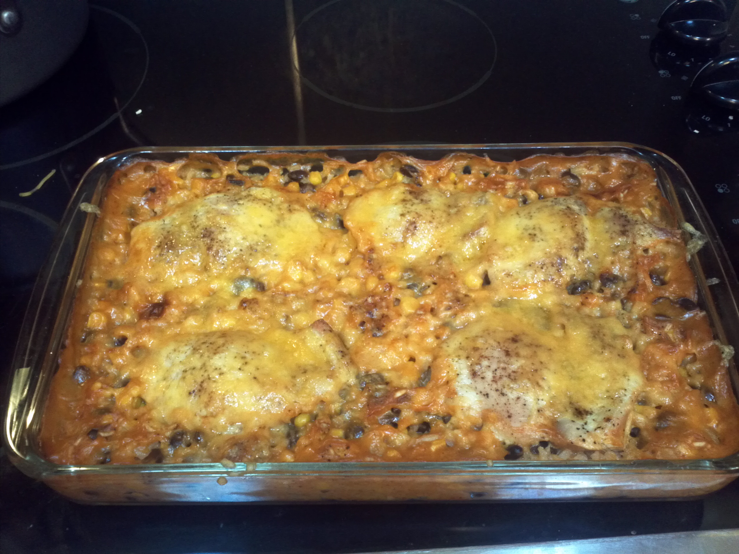 Spanish Chicken And Rice Casserole
 Spanish Chicken and Rice Bake BigOven