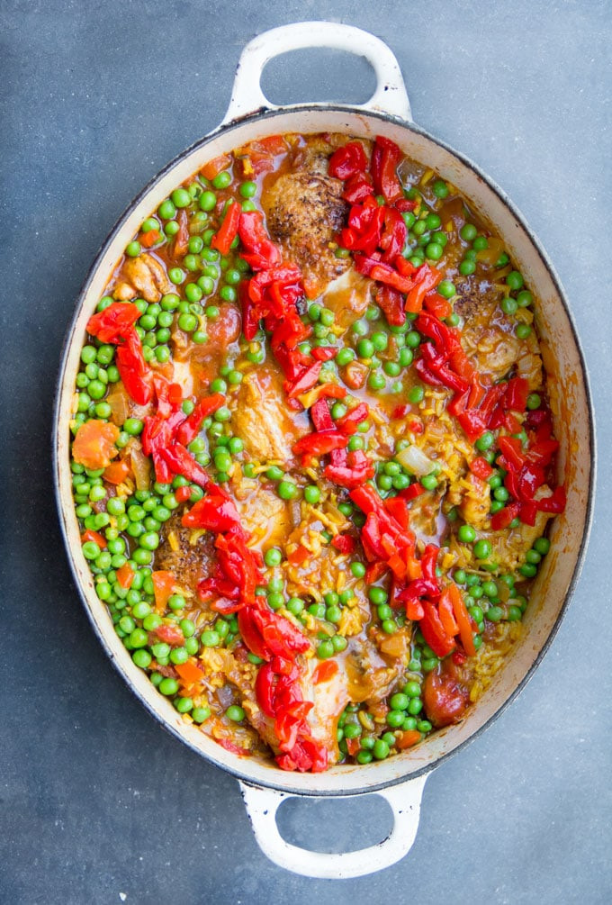 Spanish Chicken And Rice Casserole
 Arroz Con Pollo Spanish Chicken and Rice Casserole