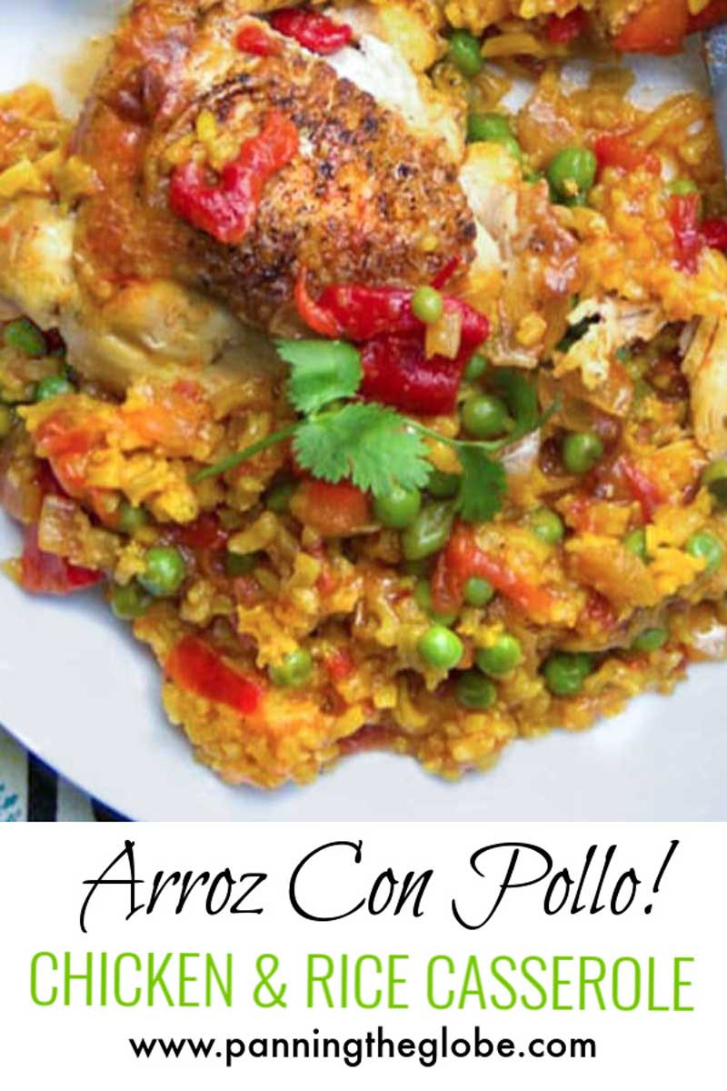 Spanish Chicken And Rice Casserole
 Arroz Con Pollo Spanish Chicken and Rice Casserole